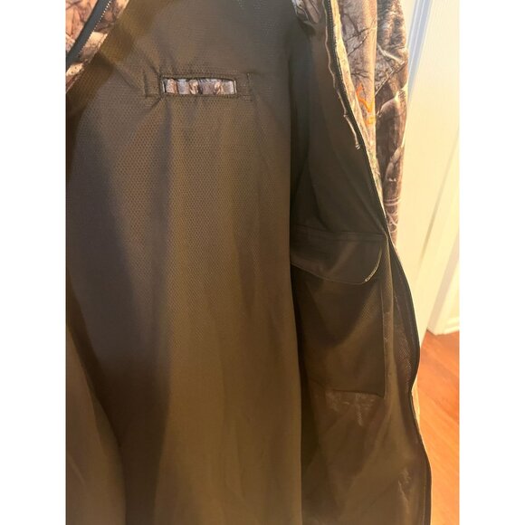 RealTree Mens Camouflage Outdoor hunting Full Zip Work wear Jacket Sz Large - Picture 4 of 8